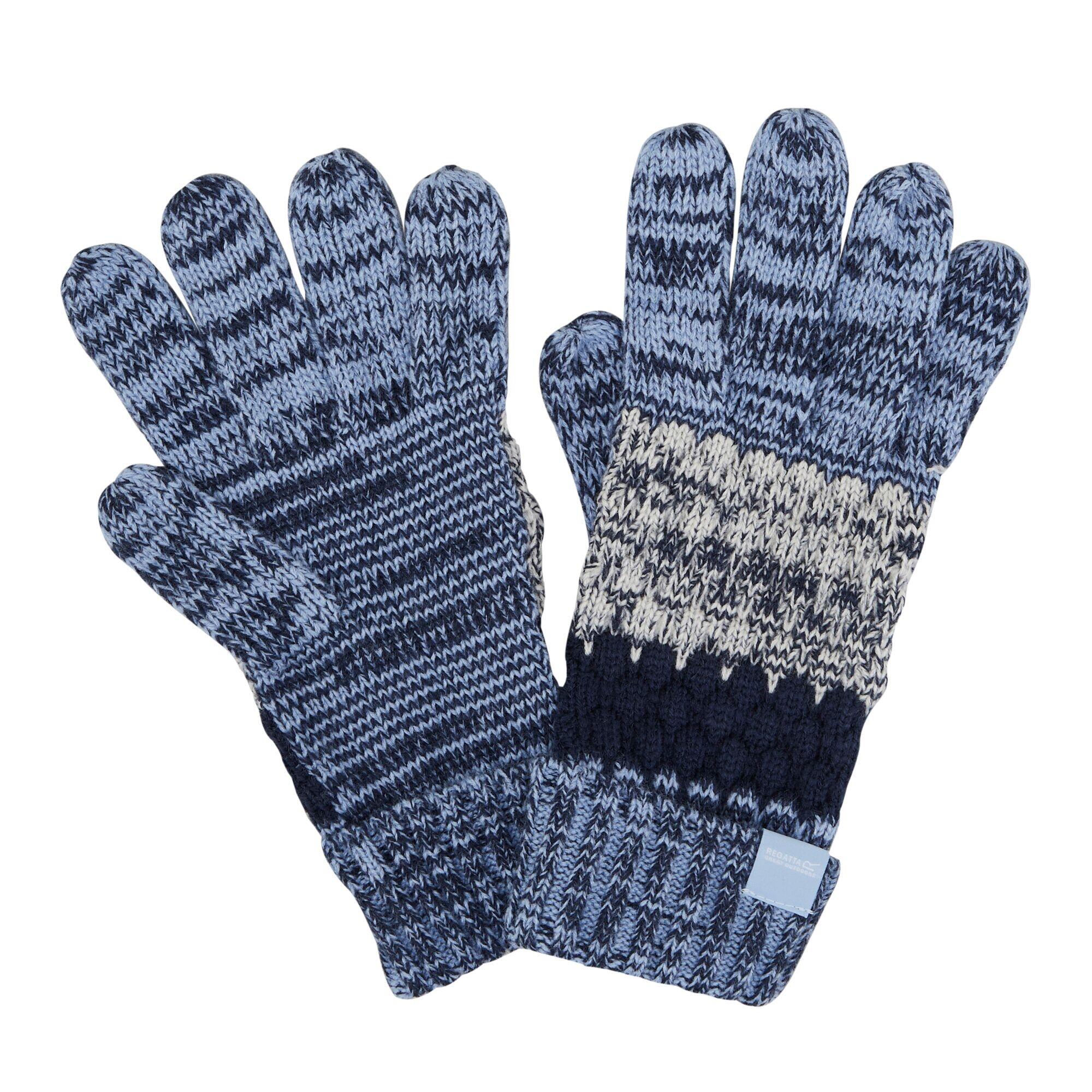 Womens/Ladies Frosty VII Winter Gloves (Light Vanilla/Soft Denim) 1/2