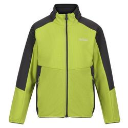 Veste polaire HIGHTON Enfant (Vert algue / Gris phoque)