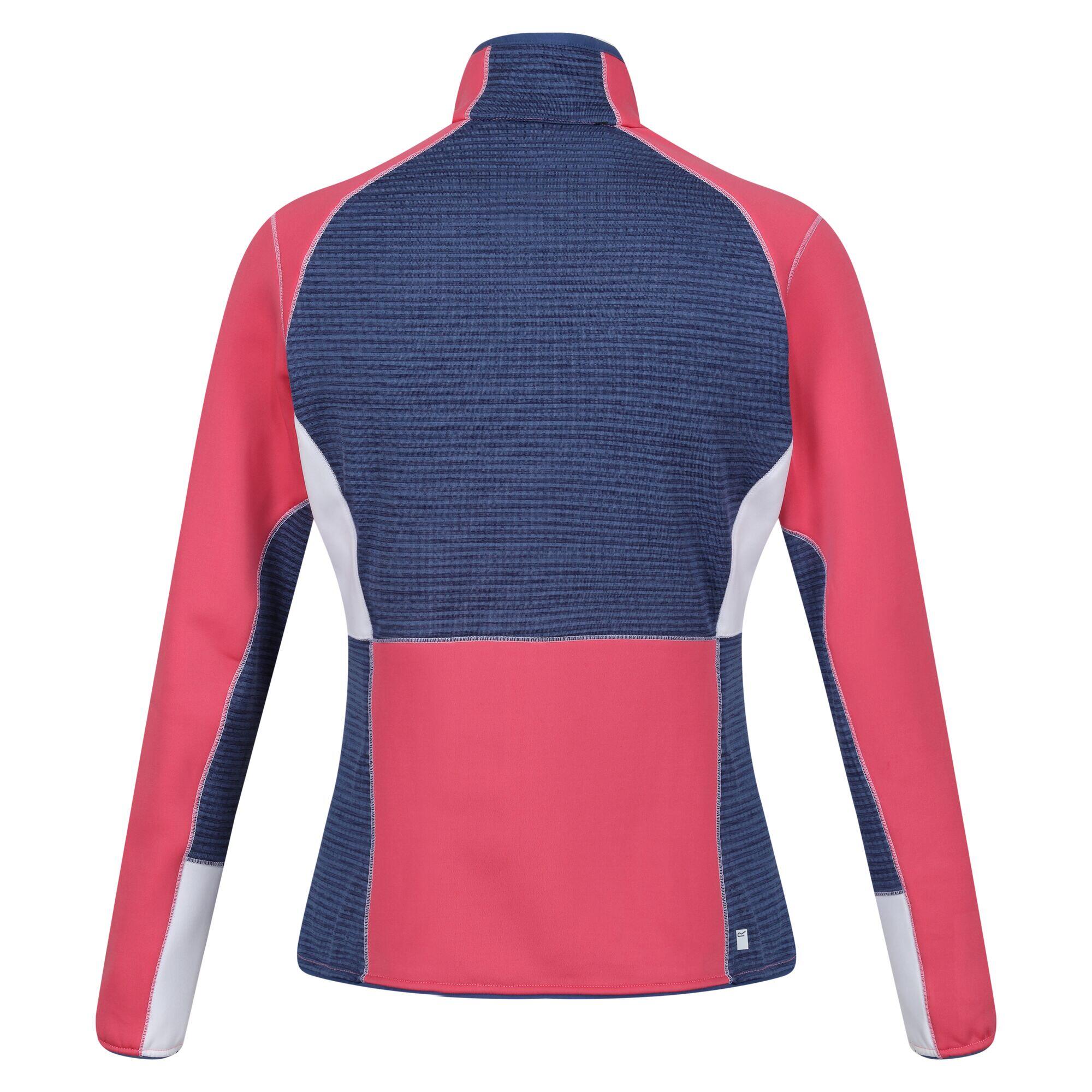 Giacca softshell YARE da donna (Rosa / Denim)