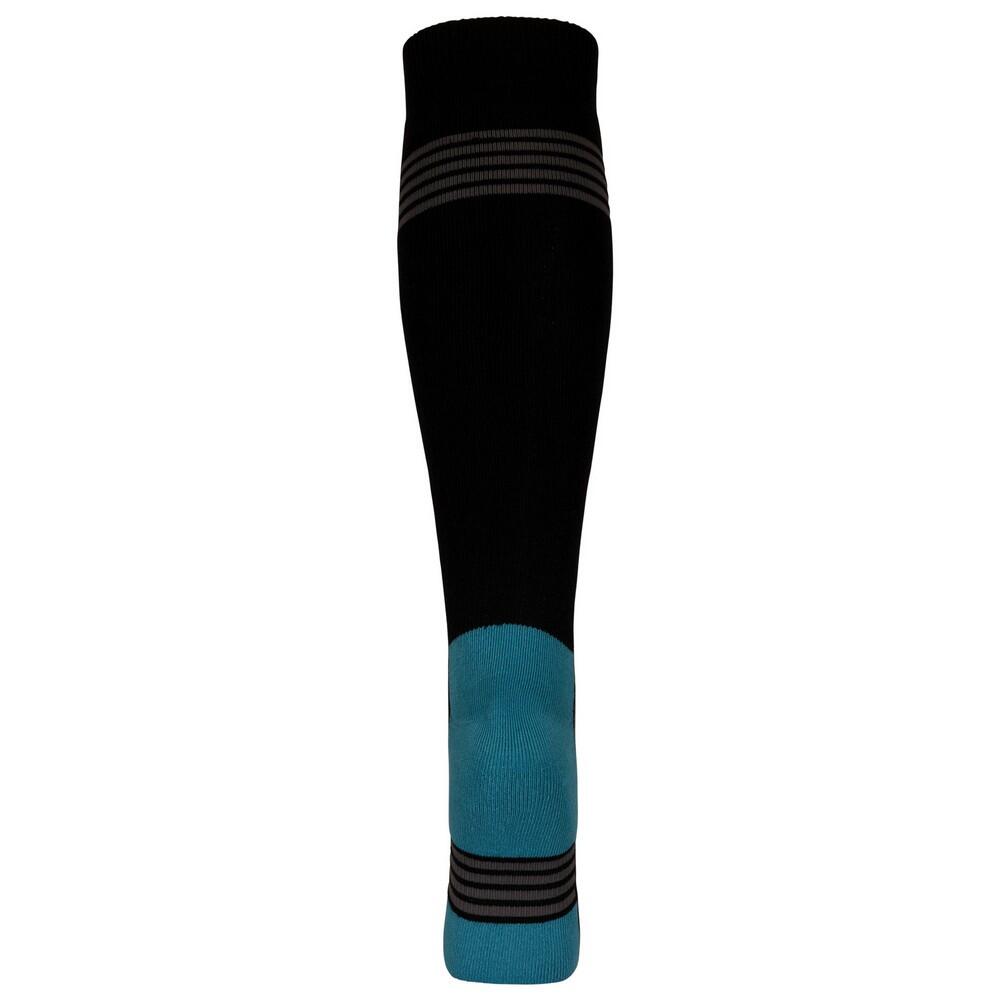 Unisex Adult Icy Skisokken (Zwart/stormblauw) 2/5