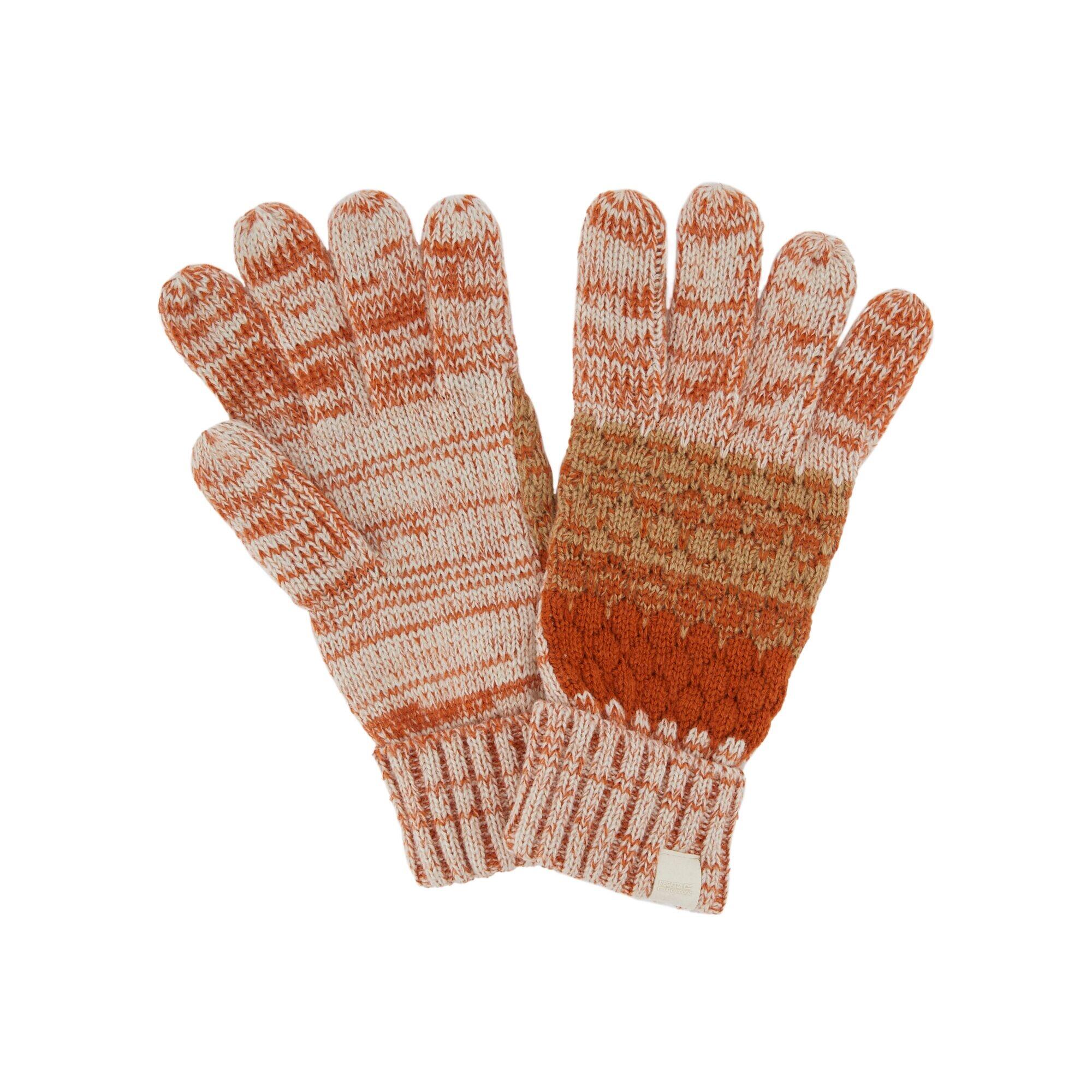 REGATTA Womens/Ladies Frosty VII Winter Gloves (Barleycorn/Light Vanilla)
