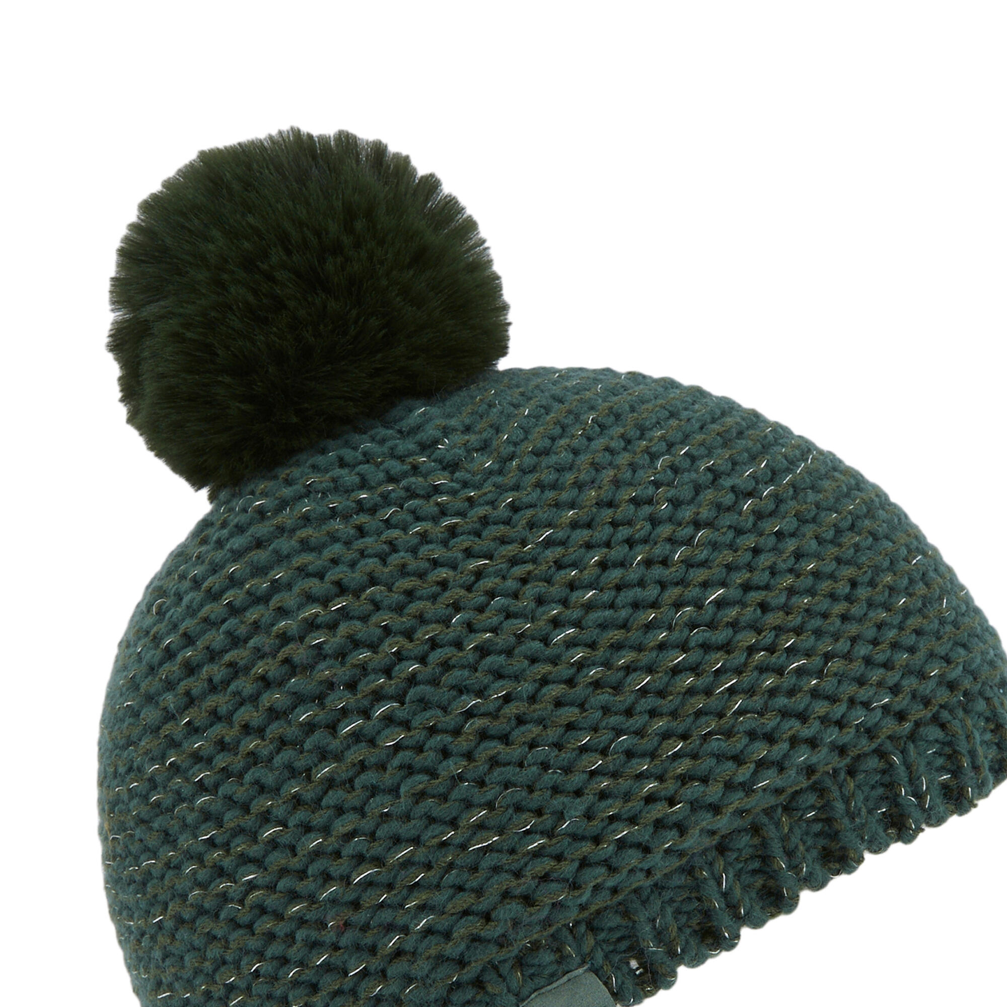 "Lorelai V" Mütze für Damen Dunkelwaldgrün 3/4