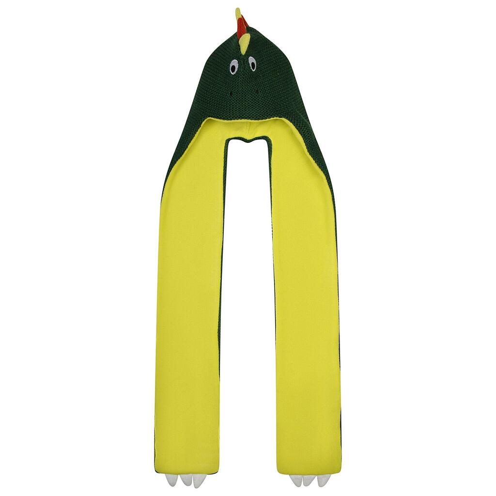 Childrens/Kids Snowplay Dinosaur 3 in 1 Hat Scarf (Eden Green)
