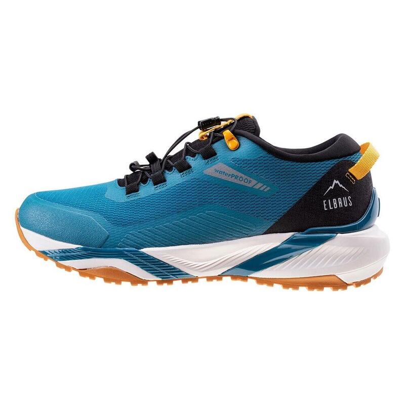 Heren Faren Trainers (Ocean Depths/Zwart/Saffraan)