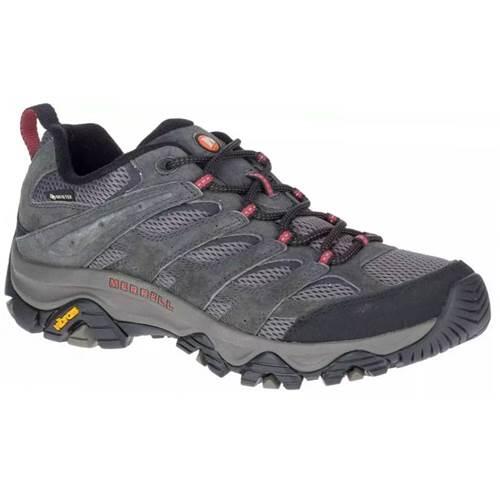 Sapatos de trekking homem merrell moab 3 goretex cinzento