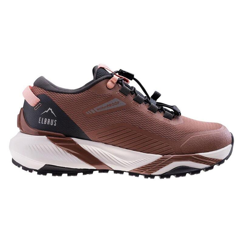 Scarpe Sportive Donna Elbrus Faren Rosa Scuro Asfalto Pesca Ambra