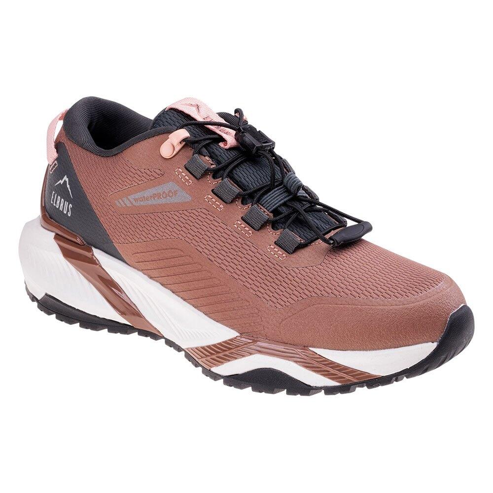 Elbrus - Baskets Faren Femme (rose Foncé / Anthracite / Pêche Ambre) - Chaussures De Sport - Bleu|rose|rouge - 38 - Decathlon
