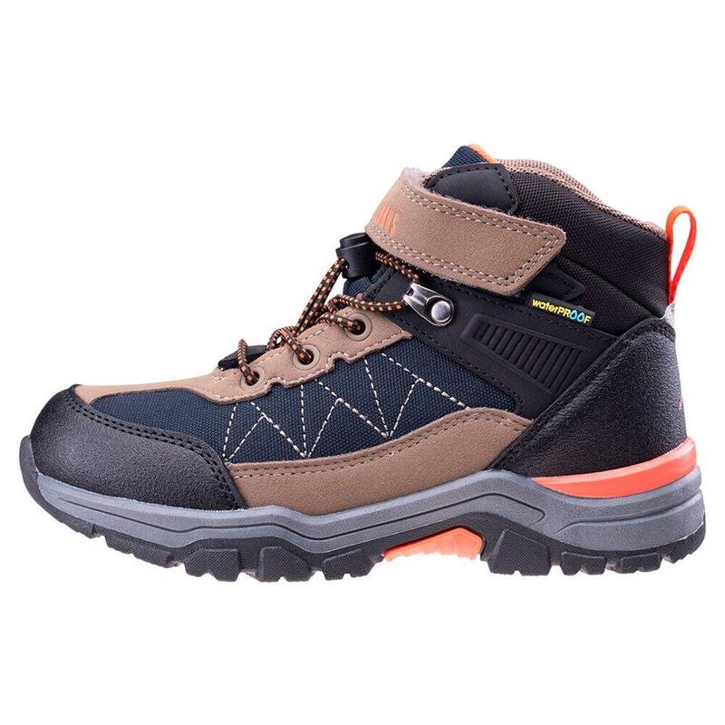 Scarponi Da Trekking Bambini Elbrus Alven Nero Blu Navy Marrone Arancio