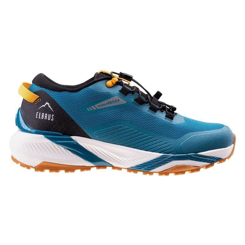 Heren Faren Trainers (Ocean Depths/Zwart/Saffraan)