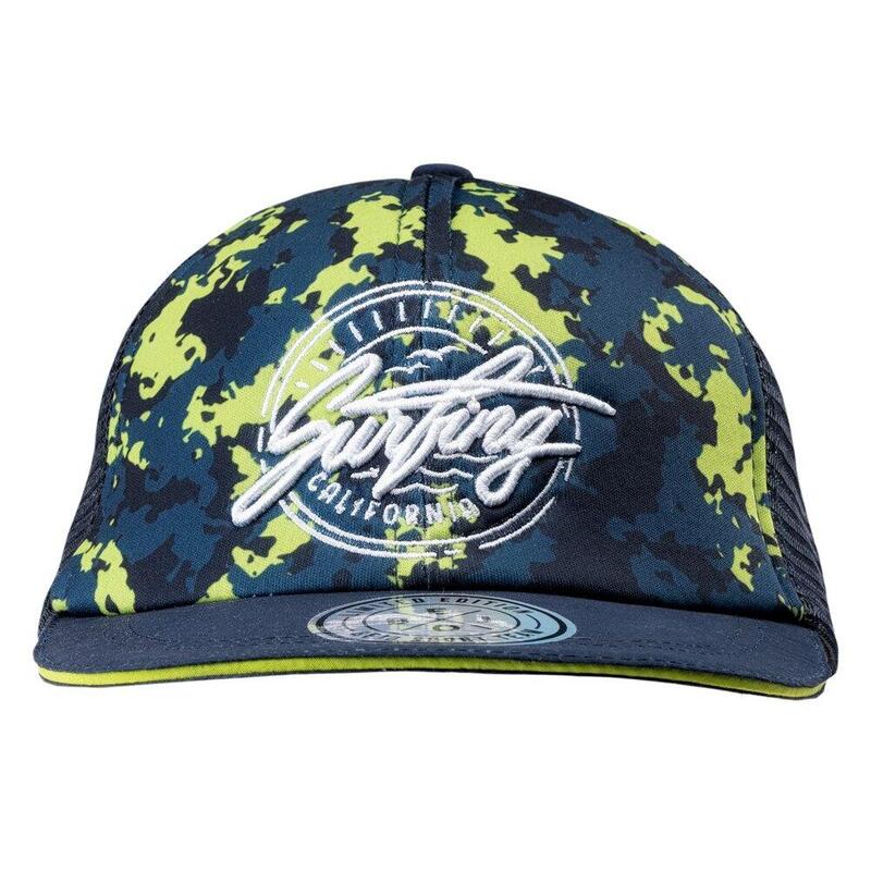 Casquette LOGAN Garçon (Saphir foncé / Bleu marine / Vert fluo)