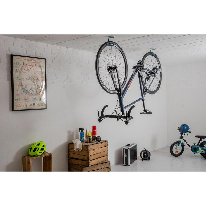 Segunda vida - GANCHO DE PARED Y TECHO PARA 1 BICICLETA  - EXCELENTE