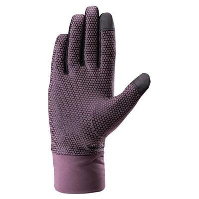 Dames kori handschoenen (zwarte pruim)