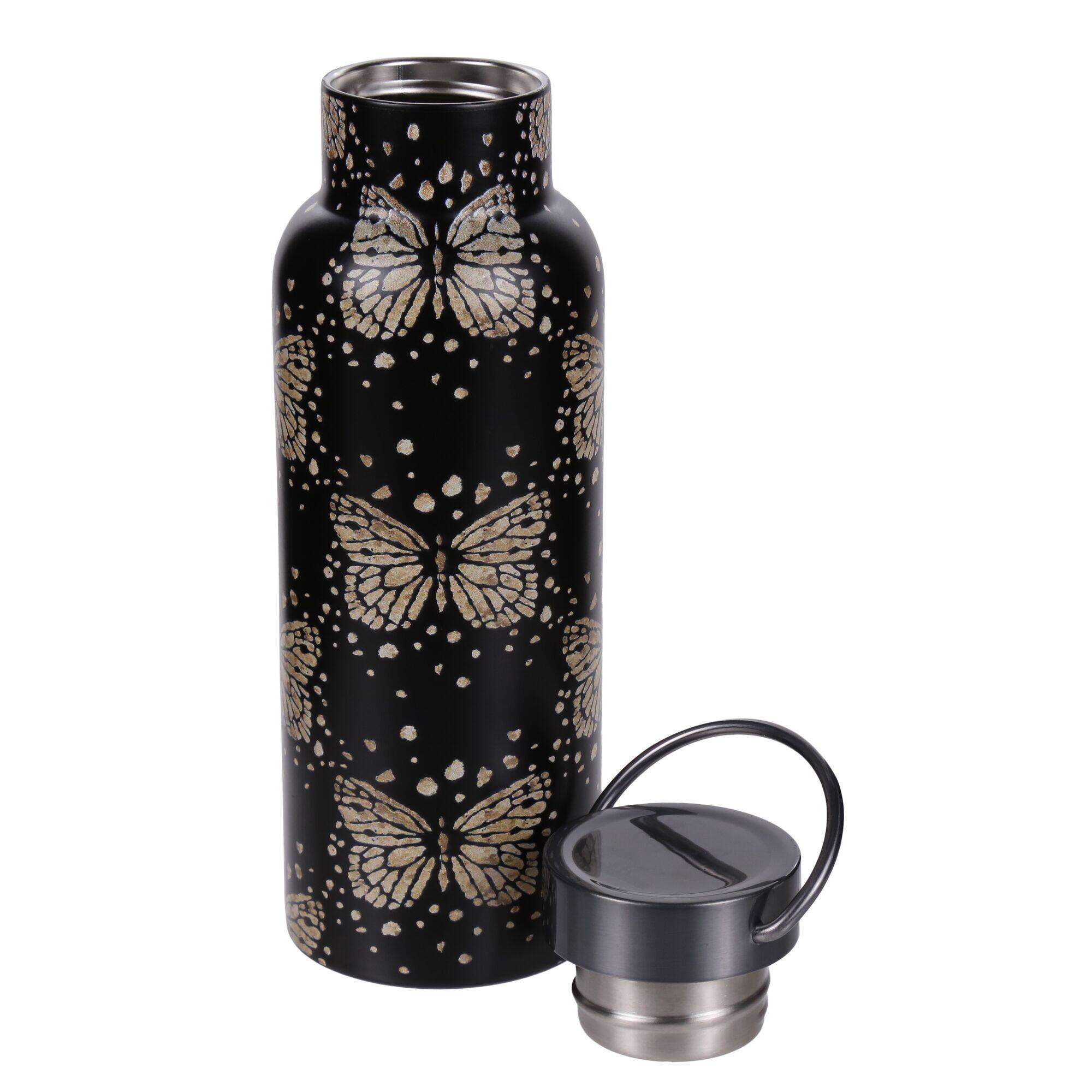 Wasserflasche "Christian Lacroix", Schmetterlinge, 500ml Damen und Herren 2/3