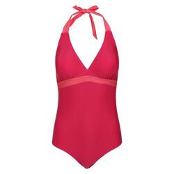 Maillot De Bain 1 Pièce FLAVIA Femme (Rose / Pêche Foncé)