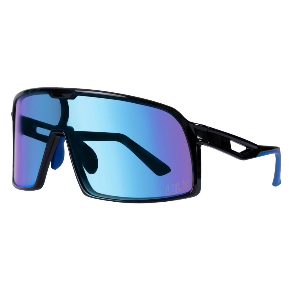 HerrenDamen Unisex Sonnenbrille "Robbie" Damen und Herren Schwarz/Blau 4/5