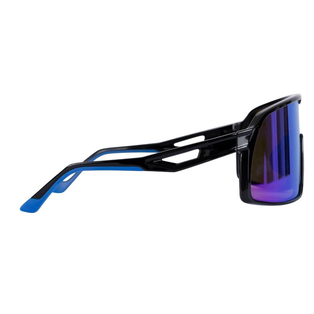HerrenDamen Unisex Sonnenbrille "Robbie" Damen und Herren Schwarz/Blau 3/5