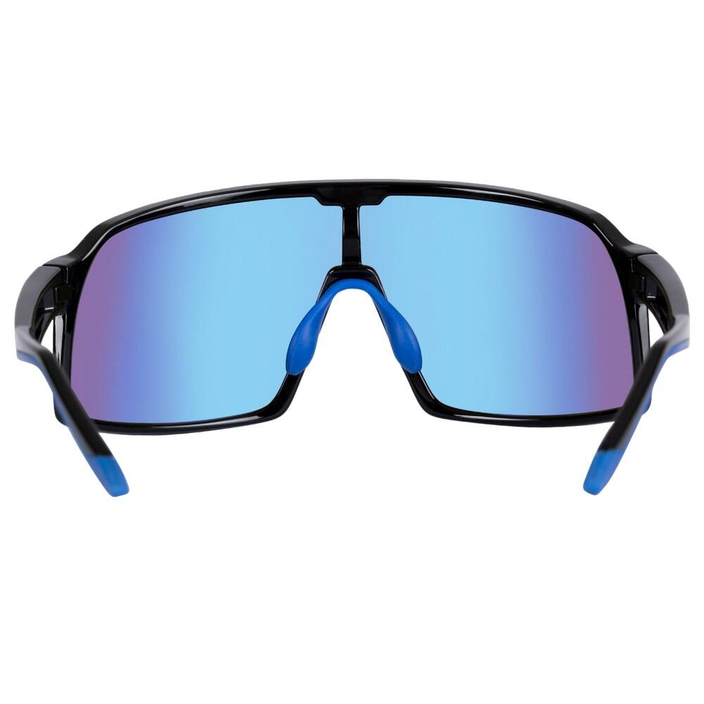 HerrenDamen Unisex Sonnenbrille "Robbie" Damen und Herren Schwarz/Blau 2/5