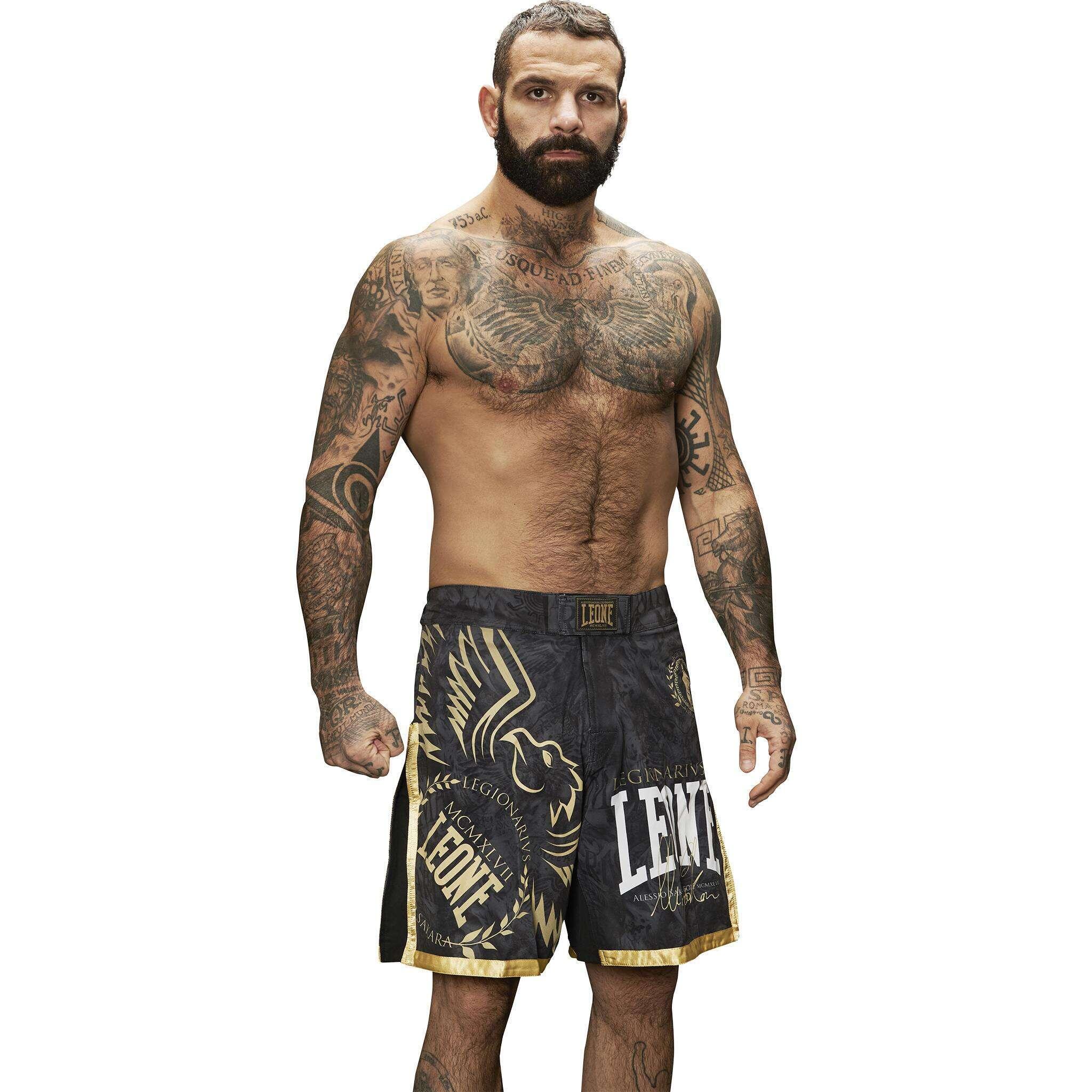 Calções para adultos mma leone 1947 mma legionarivs preto