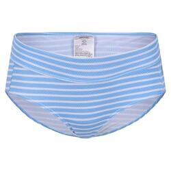 Dames Paloma Stripe Structuur Bikinibroekje (Elysium blauw/wit)