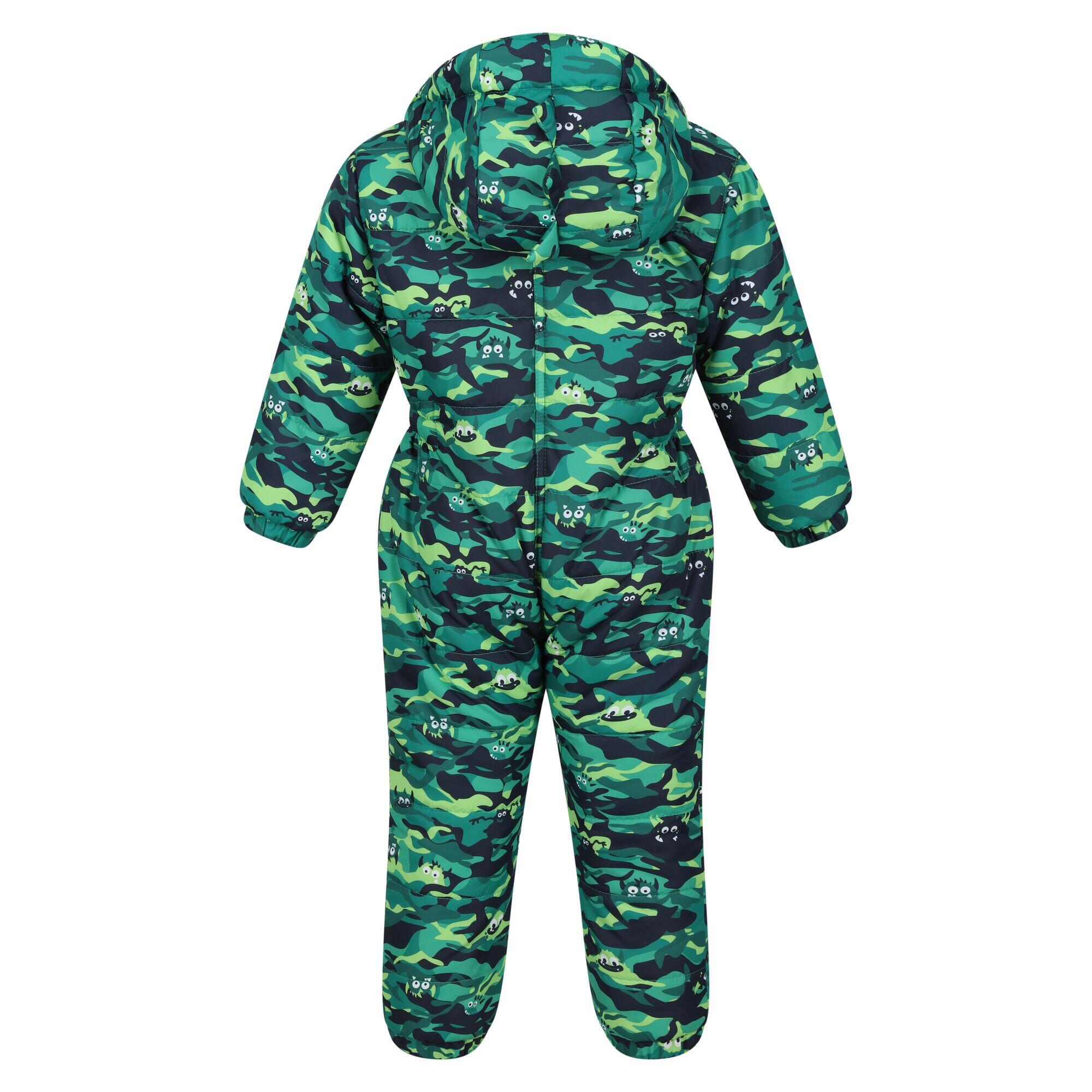 Baby Penrose Monster Puddle Suit (Jellybean Green) 2/4