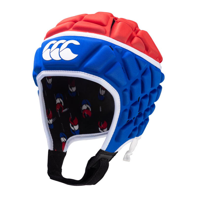 Rugby-Helm Canterbury Raze Frankrijk volwassenen blauw, wit & rood