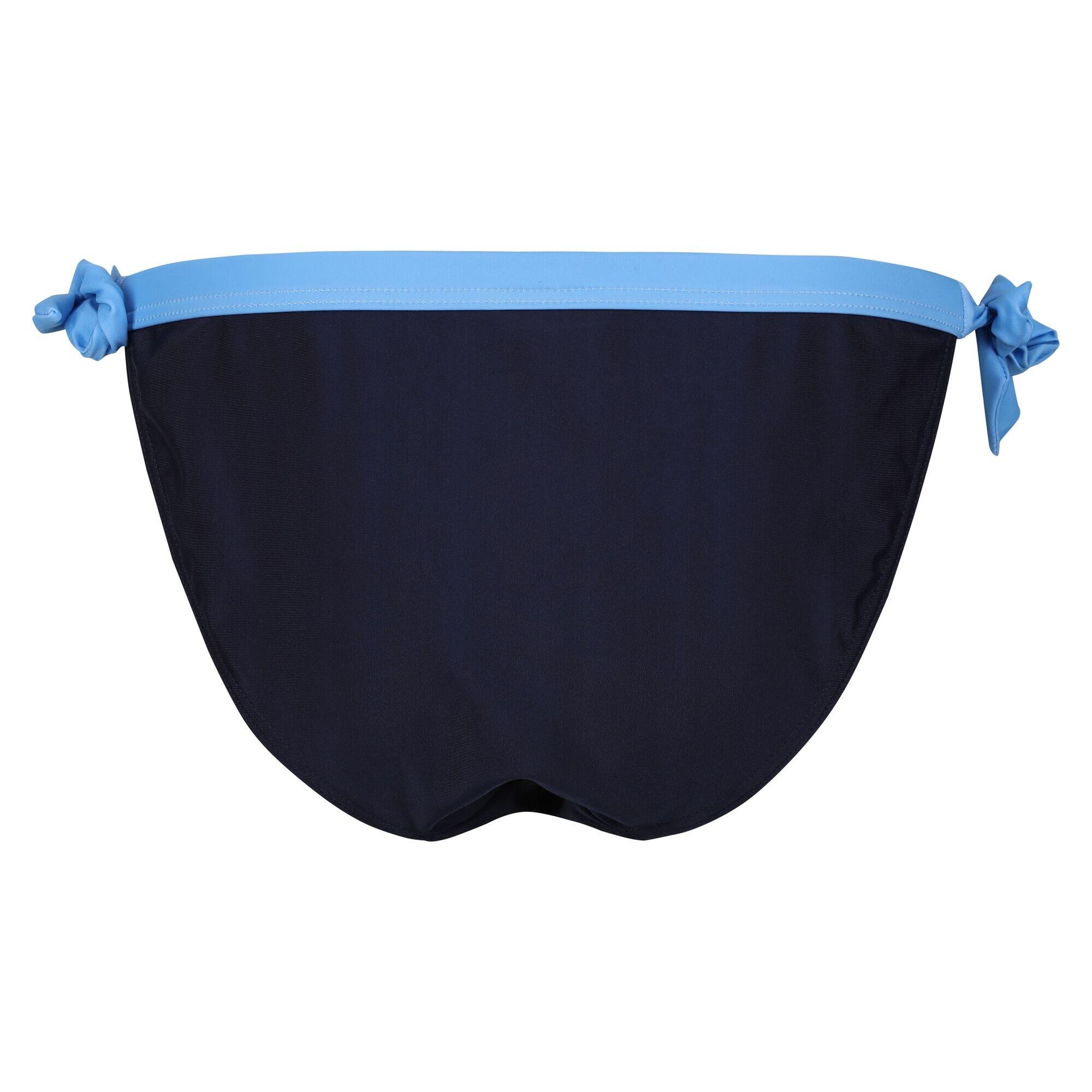 Womens/Ladies Flavia Contrast Bikini Bottoms (Navy/Elysium Blue) 2/5