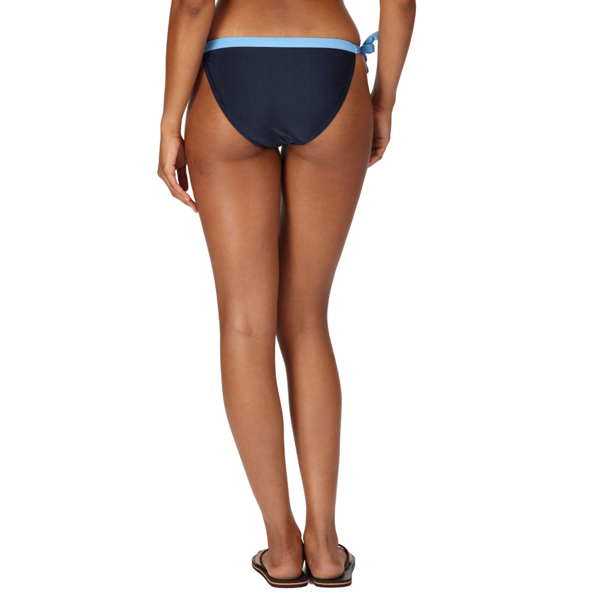 Womens/Ladies Flavia Contrast Bikini Bottoms (Navy/Elysium Blue) 4/5