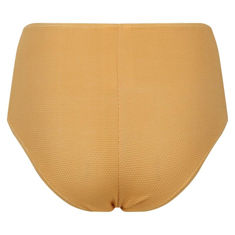 Dames Paloma Bikinibroekje met Structuur (Mango-geel)