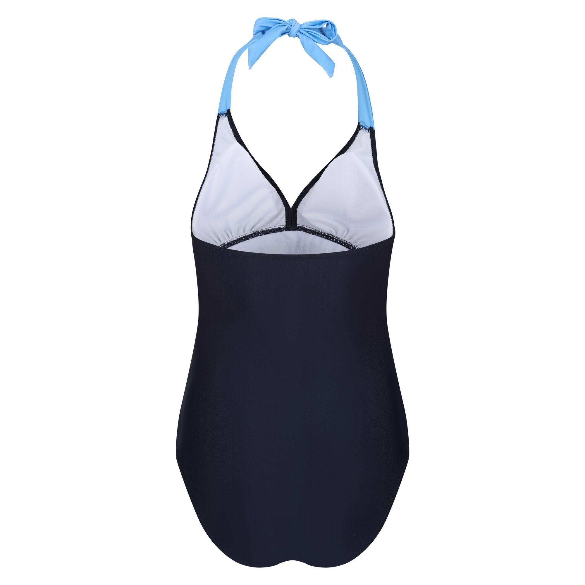 FLAVIA Women's 1-piece swimsuit (Navy blue / Light blue)