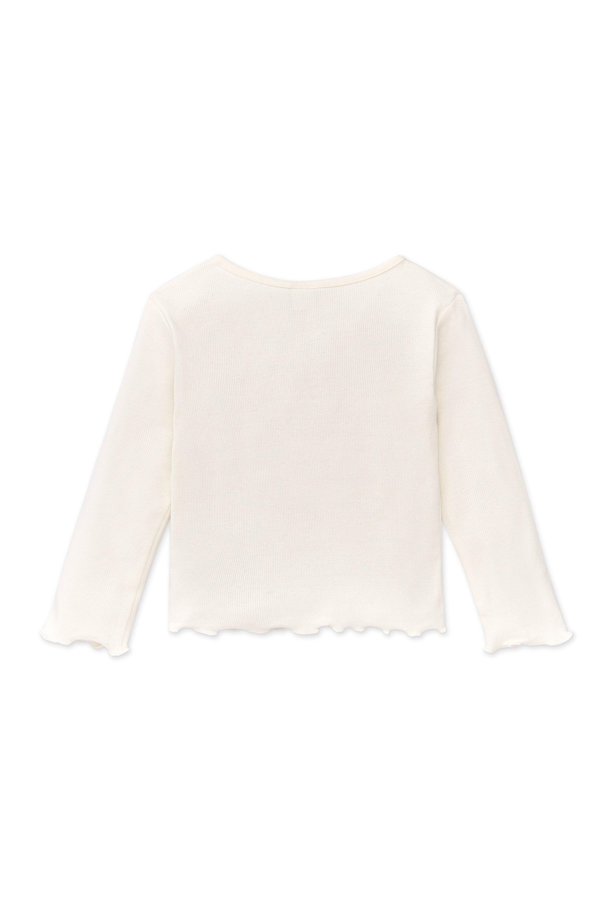 Camiseta bege feminina | Manga 4/4