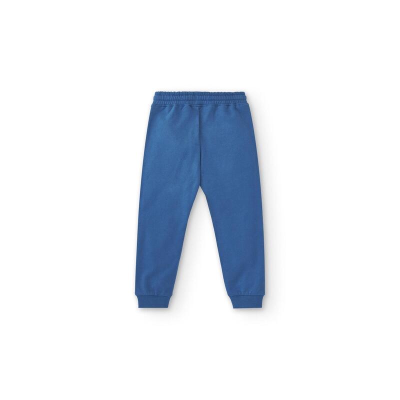 Charanga Pantalón de niño azul algodón