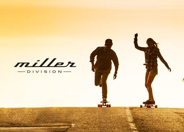 Skateboard complet MILLER DESERT Maple 32 « x8,25 » ABEC7 roues CREEK SHR 53mm 4/6