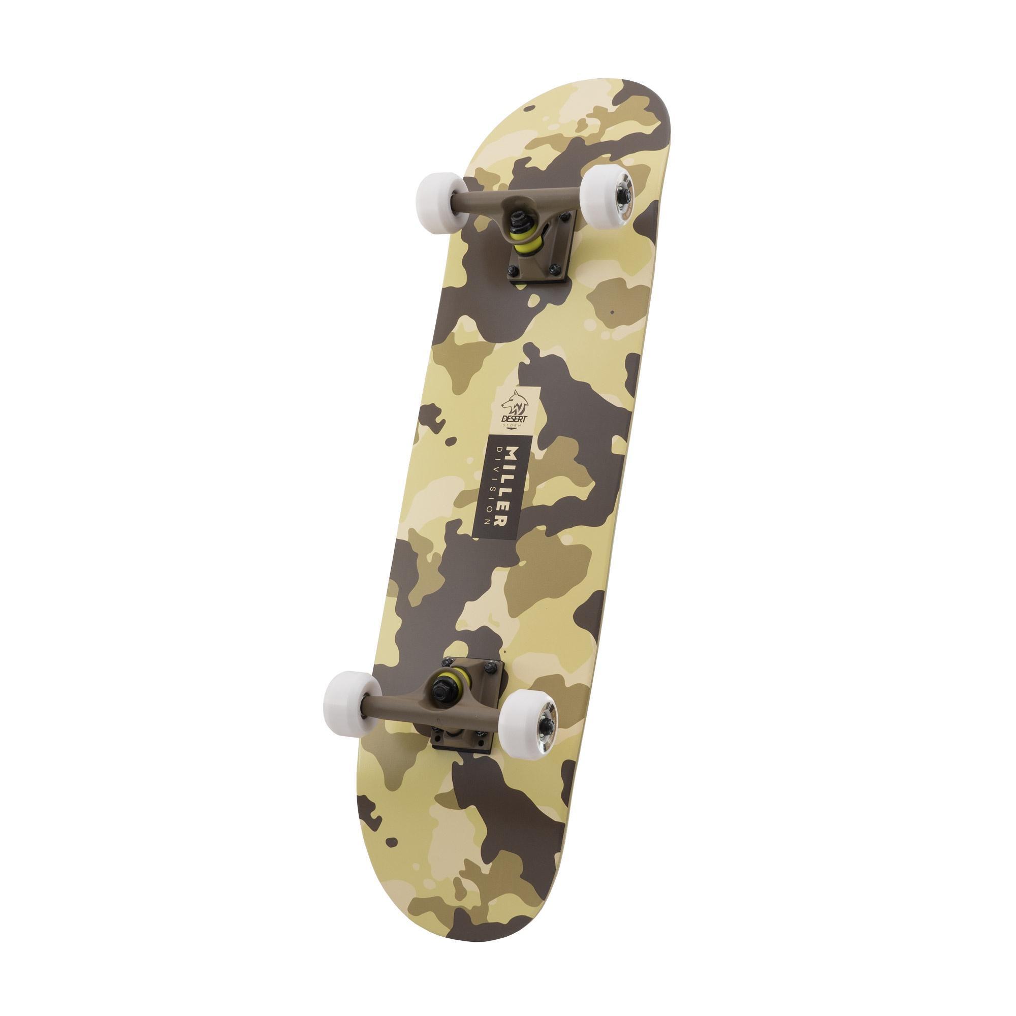 Skateboard complet MILLER DESERT Maple 32 « x8,25 » ABEC7 roues CREEK SHR 53mm 3/6