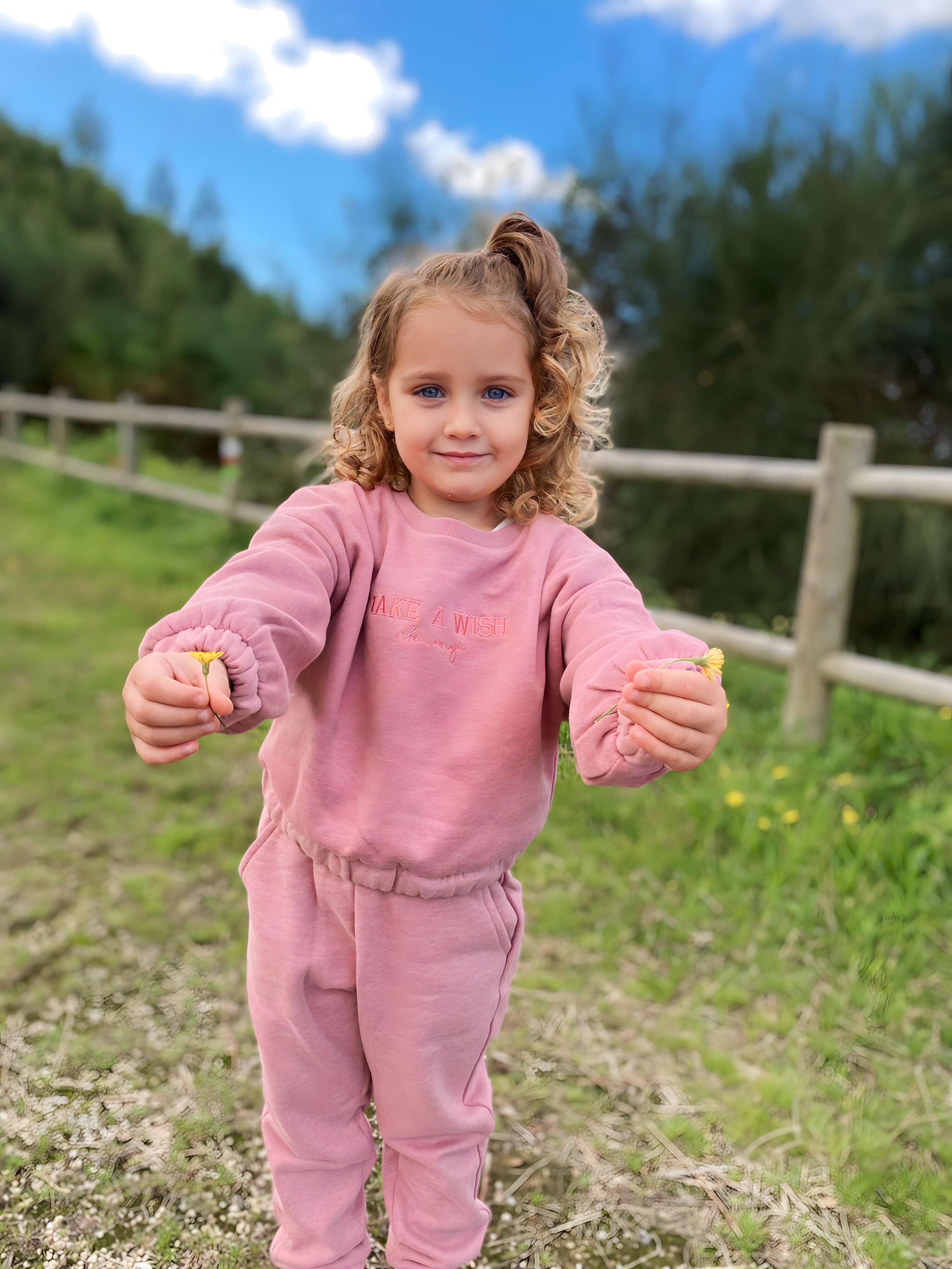 Moletom rosa infantil Wish | Sem 4/5
