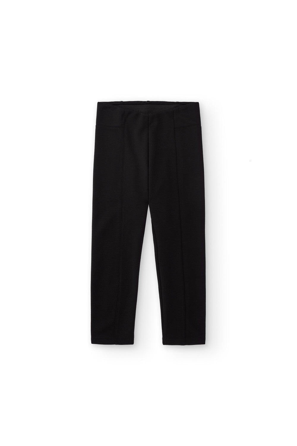 Pantalón de niña color negro 3/4