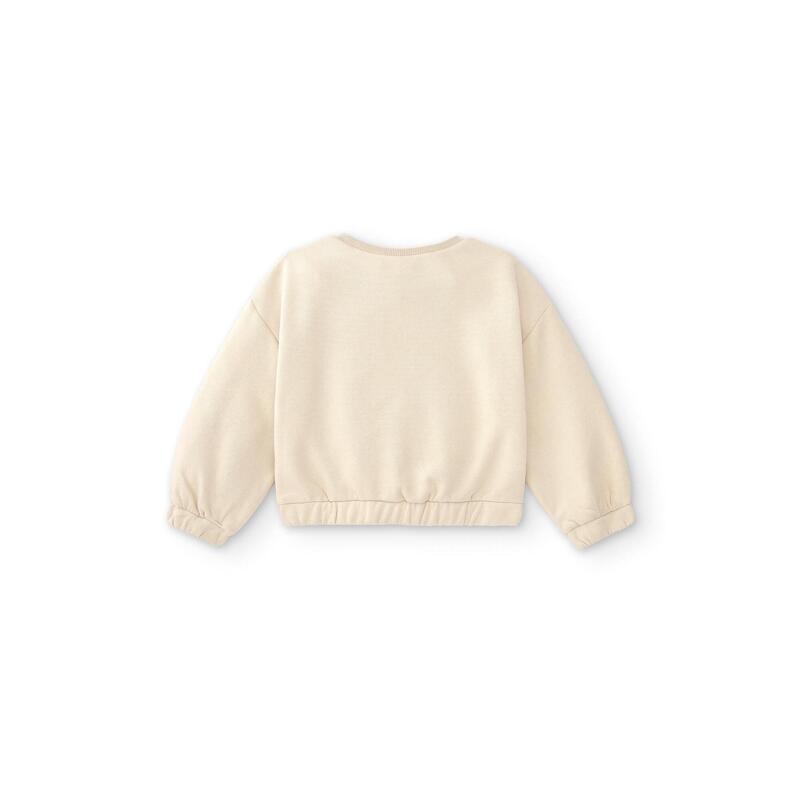 Sudadera Niña Charanga Beige