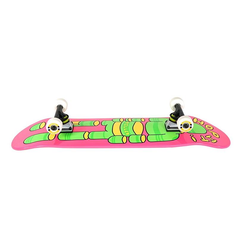 Skateboard completo MILLER CHOP IT Bordo 31,75"x8" ABEC7 rodasCREEKSHR