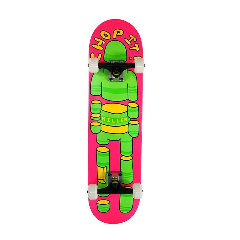 Skateboard completo MILLER CHOP IT Arce 31,75"x8" ABEC7 ruedas CREEK SHR