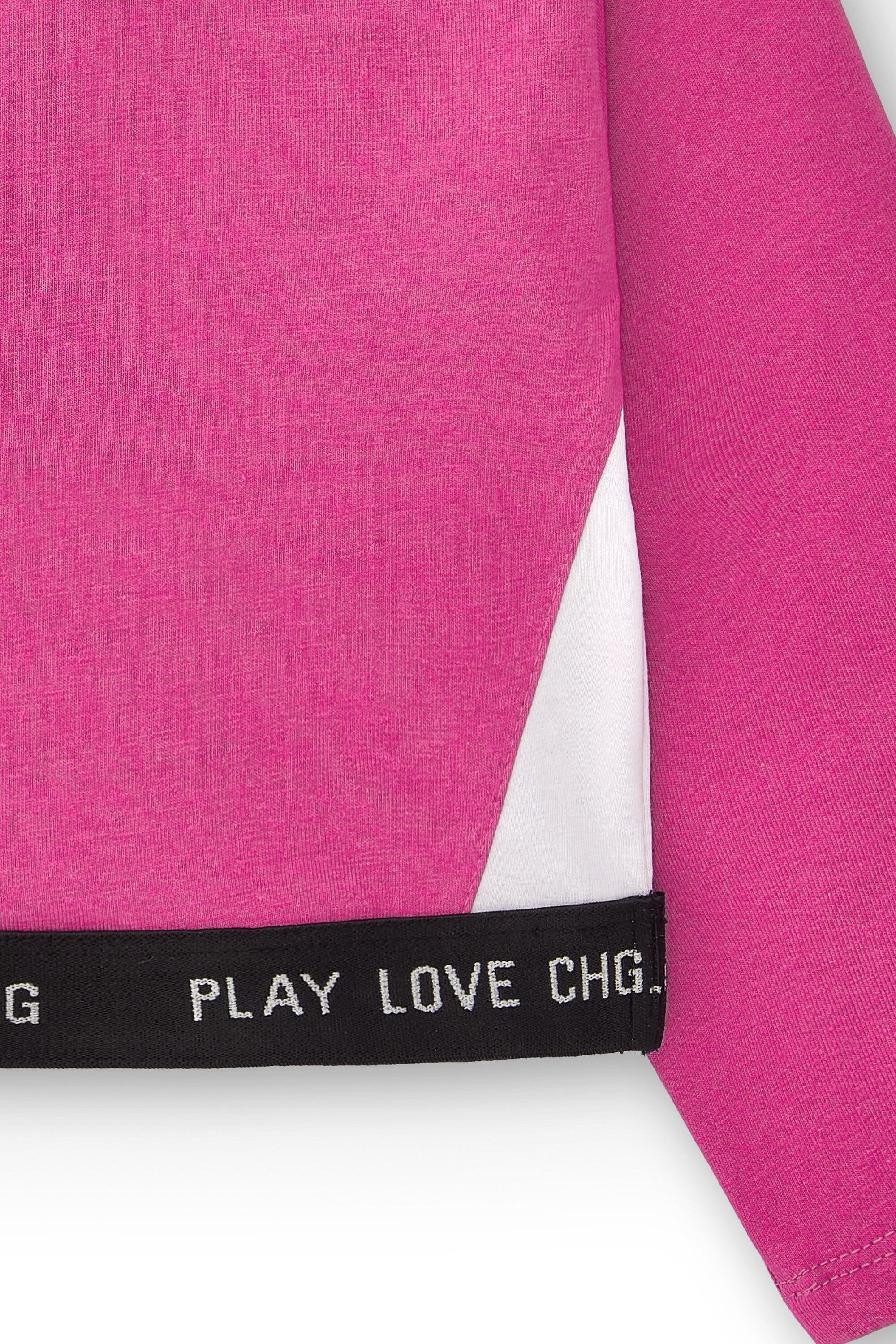 Top cropped fúcsia para meninas | Ajuste 2/5