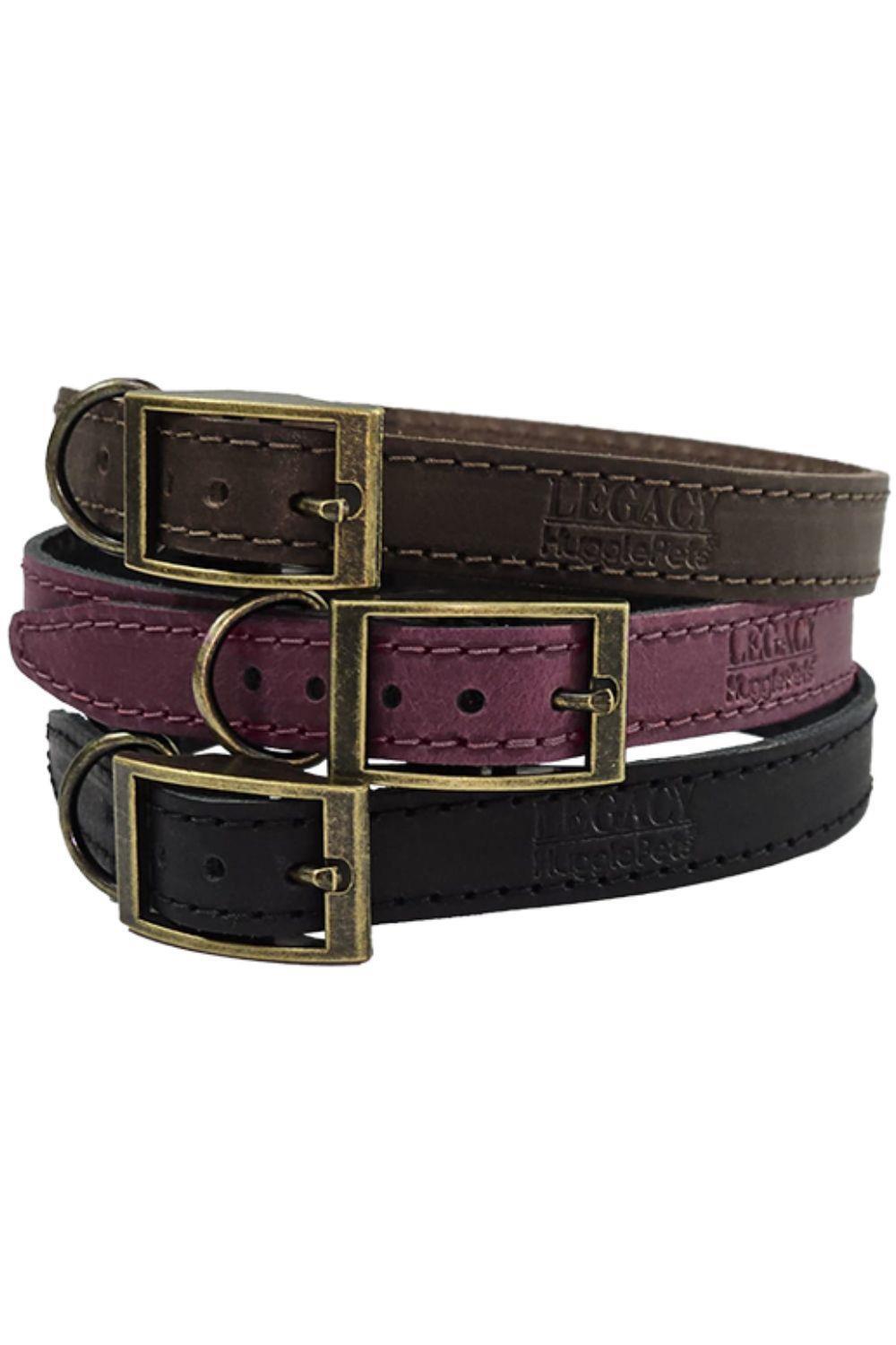 HugglePets Legacy Leather Dog Collar 2/2