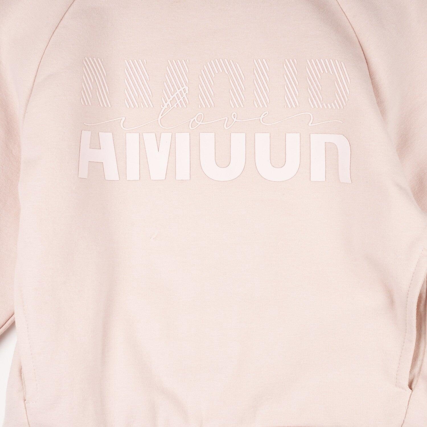 Sudadera de niña color rosa 5/5