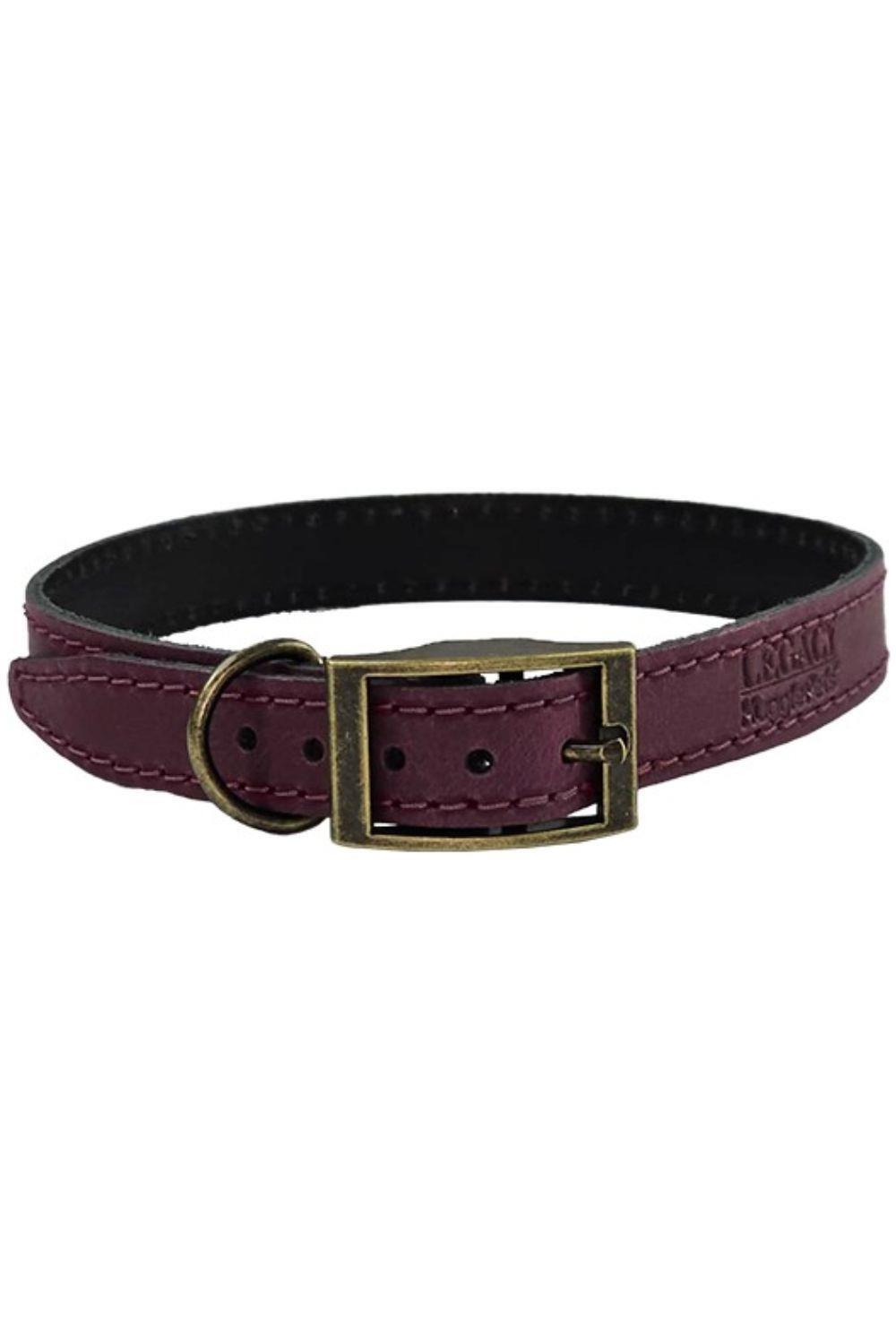 HugglePets Legacy Leather Dog Collar 1/2