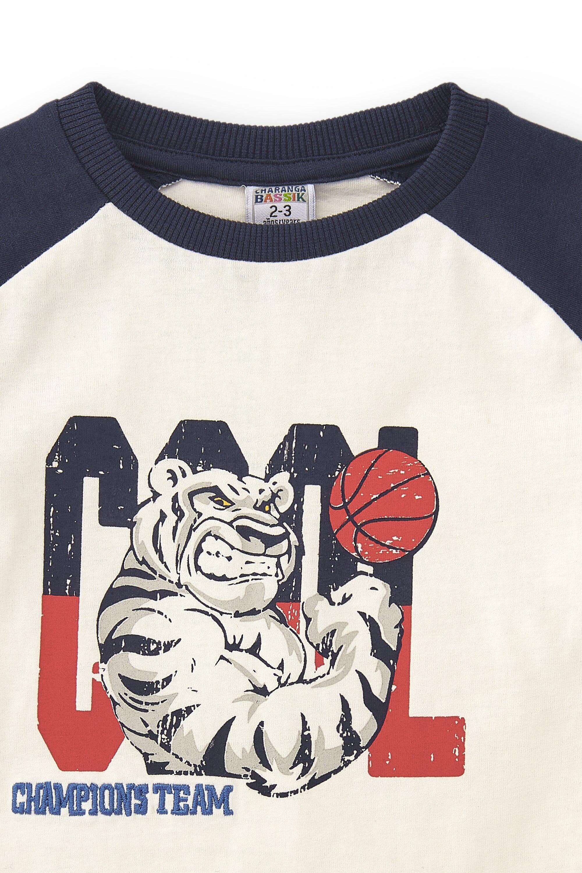 Camiseta manga larga de niño marino Cool 4/4