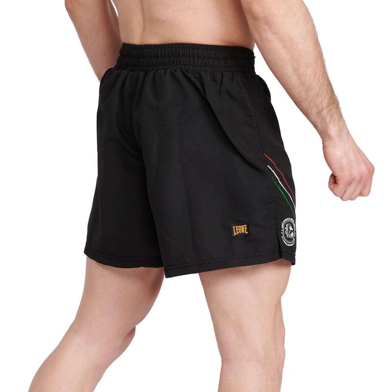 Short Leone MMA Flag Negru