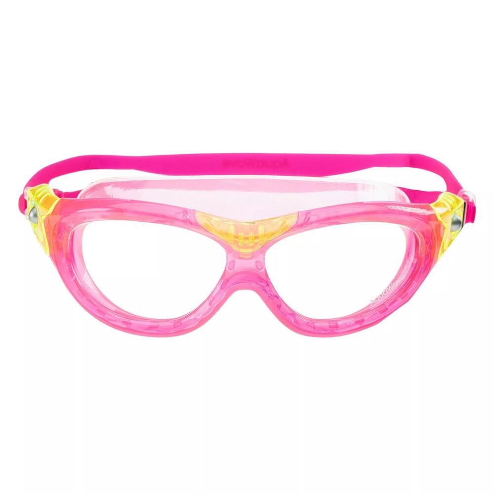 Aquawave - Lunettes De Natation Flexa Enfant (rose / Jaune / Transparent) - Lunettes De Natation - Incolore|jaune|rose - Taille Unique - Decathlon