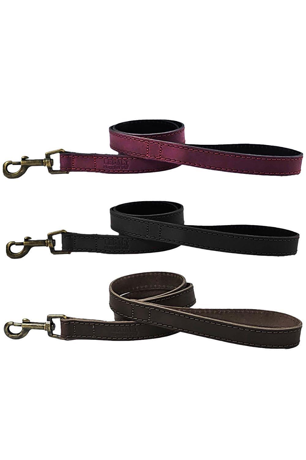 HugglePets Legacy Leather Dog Lead 2/2