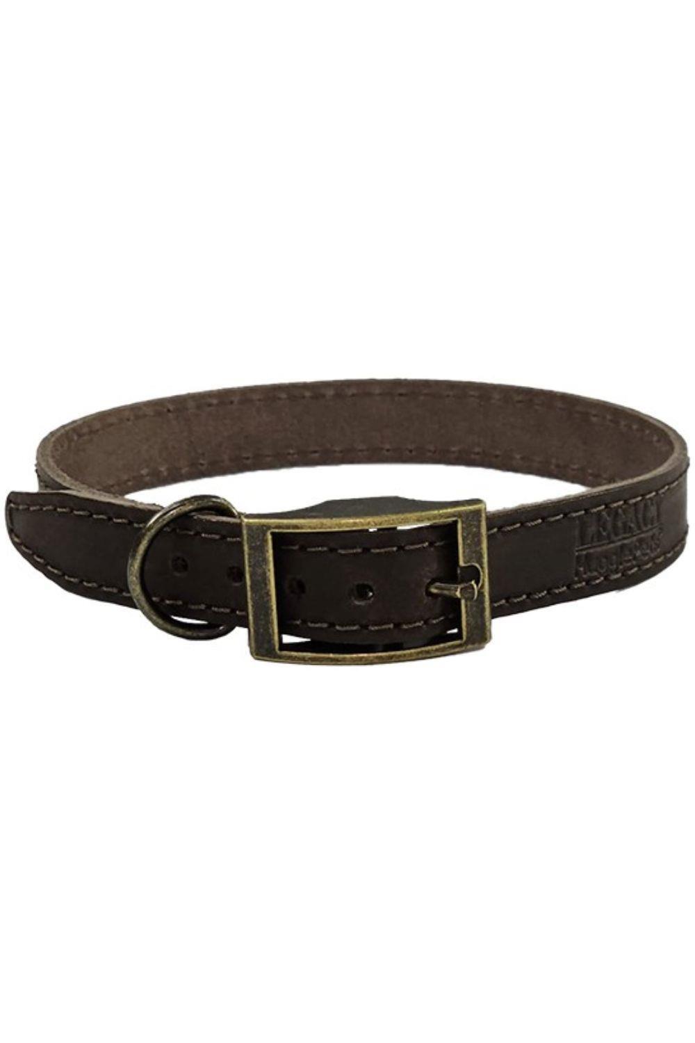 HugglePets Legacy Leather Dog Collar 1/2