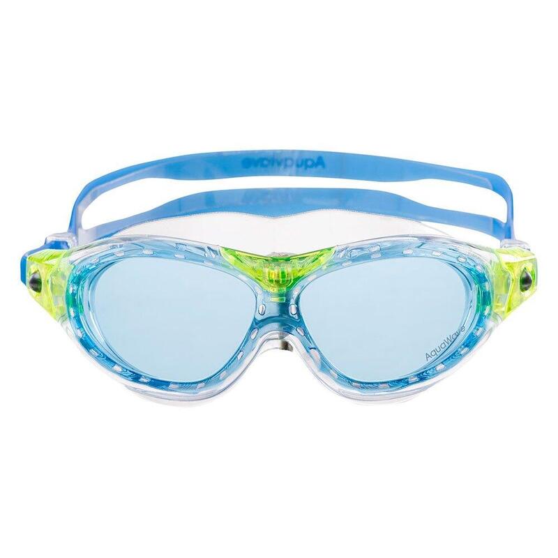 Óculos de natação Flexa para crianças e jovens Azul / Lima