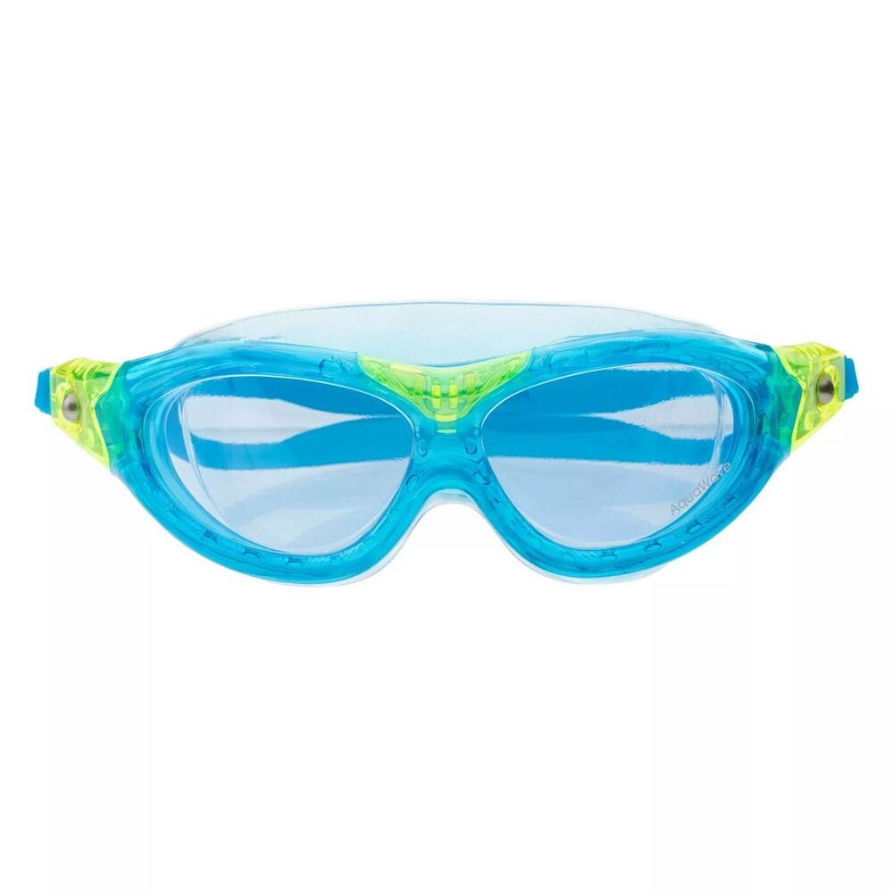 Aquawave - Lunettes De Natation Flexa Enfant (vert Clair / Bleu / Bleu Transparent) - Lunettes De Natation - Bleu|jaune|vert - Taille Unique - Decathlon