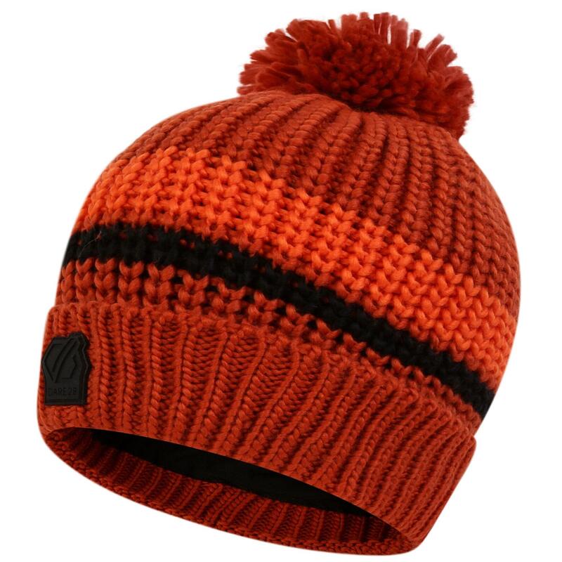 Gorro Malha Com Riscas Thinker II Homem Chá Rooibos/Laranja folhada